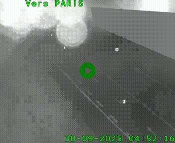 Caméra routière sur l'autoroute A20 à Saint-Pardoux-l'Ortigier, à la jonction avec l'A89. Vue orientée vers Paris