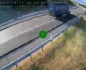 Caméra autoroute A75 à hauteur de la sortie 42 (Rodez, Laissac, Aire de l'Auvergne) située sur la commune d'Auberoques, près de Sévérac-le-Château