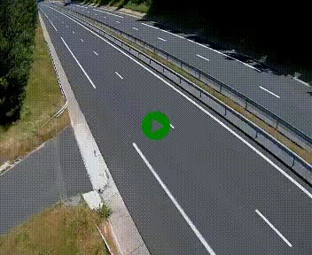 Caméra autoroute A75 à hauteur du col des Issartets en direction de Montpellier