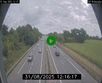 Webcam sur le périphérique de Rennes (N136) à hauteur du quartier Bréquigny, au sud de la ville