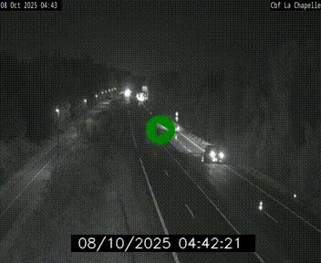 Webcam sur le périphérique de Nantes (N844) à hauteur de Porte de la Chapelle, au nord de la ville