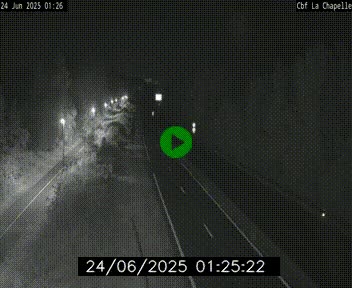 Webcam sur le périphérique de Nantes (N844) à hauteur de Porte de la Chapelle, au nord de la ville