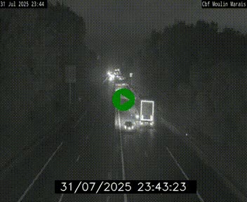 Webcam sur le périphérique de Nantes (N844) entre la Porte de Saint-Luce et la Porte d'Anjou, à l'est de la ville