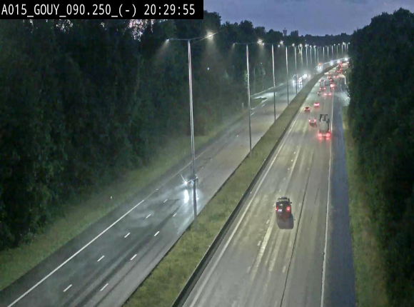 Webcam autoroute Belgique - Gouy-lez-piéton - E42 - BK 90.3