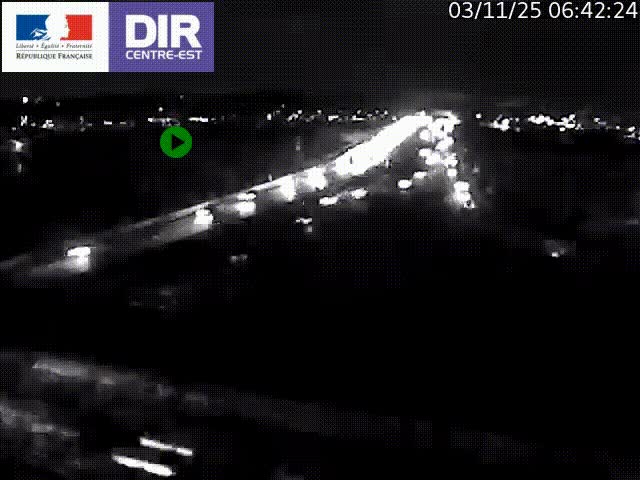 Webcam autoroute sur A450 à Pierre-Bénite en direction de Lyon et de l'autoroute A7