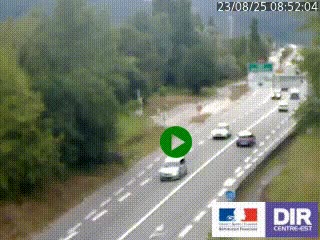 Webcam info trafic à proximité de Vizille sur la N85, au niveau du point de vue du Saut du Moine à Champagnier