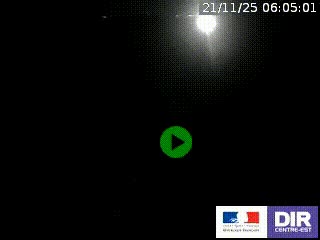 Webcam routière sur la RN7 à hauteur de Toulon-sur-Allier, entre Moulins et Vichy