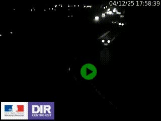 Webcam routière sur la RN6 à Auxerre, à hauteur de la sortie Monéteau, en direction de l'A6 (Gurgy)
