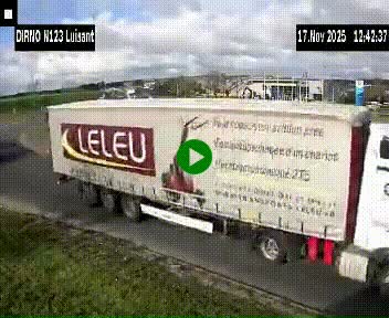 Webcam en périphérie de Chartres sur la N123, à hauteur de Luisant. Vue orientée vers Chartres