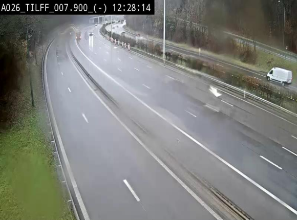 Webcam autoroute A26/E25 à Esneux, en Belgique en direction Luxembourg - BK 7.9