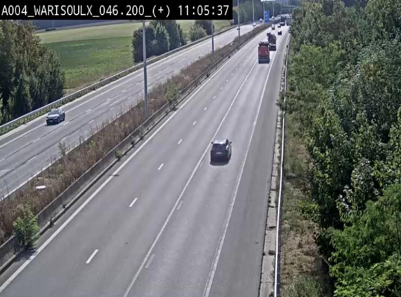 Webcam autoroute Belgique - Warissoulx - E411 - BK 46.2