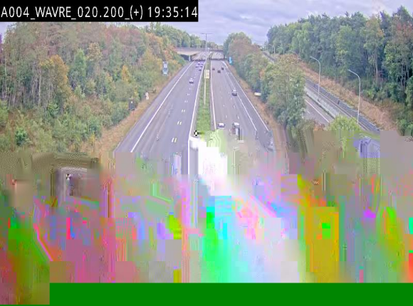 Webcam @ Wavre-sud KP 19.6, A4/E411