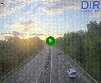 Webcam sur le périphérique de Caen (N814) à l'est de la ville, à Mondeville hauteur de la sortie 2, Presqu'île-Rives de l'Orne, au bout de l'autoroute A13
