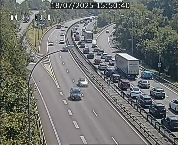 Webcam traffic A4 Luxembourg - BK 3.8 - Leudelange (direction Esch sur Alzette)