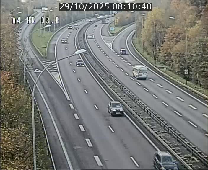 Webcam traffic A4 Luxembourg - BK 3.8 - Leudelange (direction Esch sur Alzette)