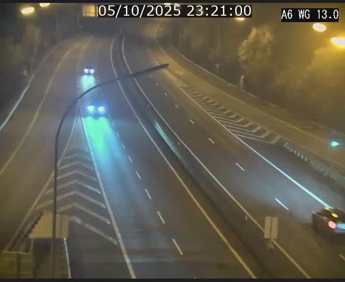 Traffic live webcam Luxembourg Mamer - A6 - BK 13 - direction Luxembourg/France/Allemagne