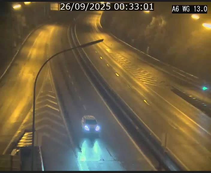 Traffic live webcam Luxembourg Mamer - A6 - BK 13 - direction Luxembourg/France/Allemagne