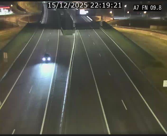 Caméra trafic Luxembourg - A7, Tunnel Gousselerbierg, sortie sud, direction rond-point Lorentzweiler (BK 9.9)