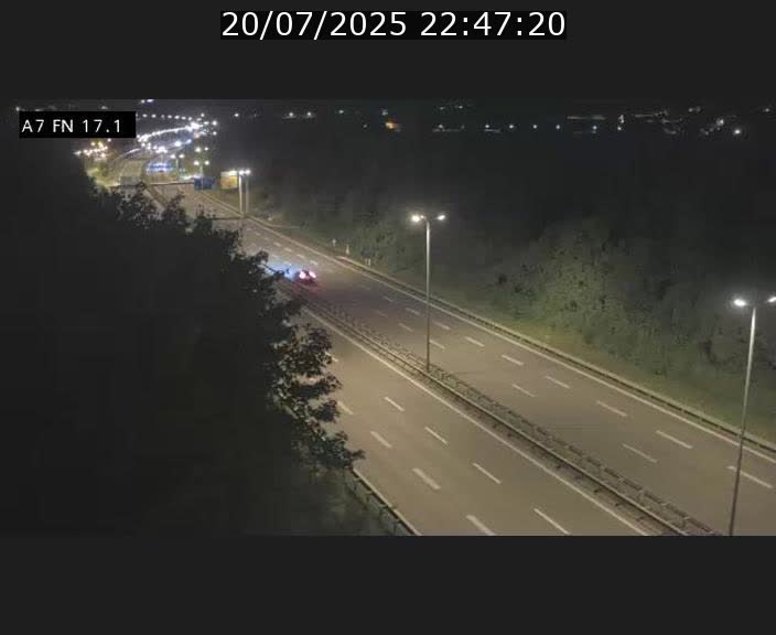 Caméra trafic Luxembourg - A7, Merscherbierg direction Mersch
