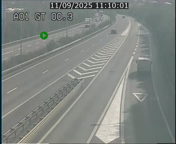 Traffic live webcam Luxembourg Croix de Gasperich - A1 direction Kirchberg - BK 0.3