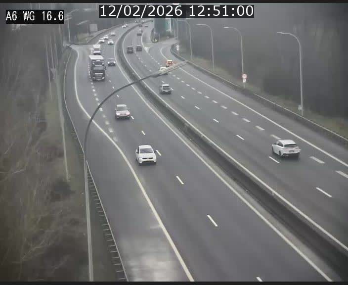 Traffic live webcam Luxembourg Aire de Capellen - A6 - BK 16.6 - direction Luxembourg/France/Allemagne