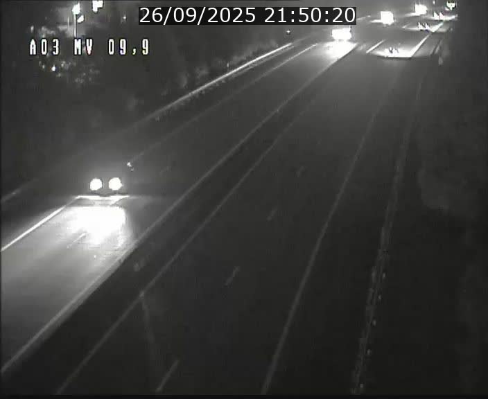 Webcam Autoroute à la Croix de Bettembourg - A3 - BK 9.9 - direction Luxembourg-Ville