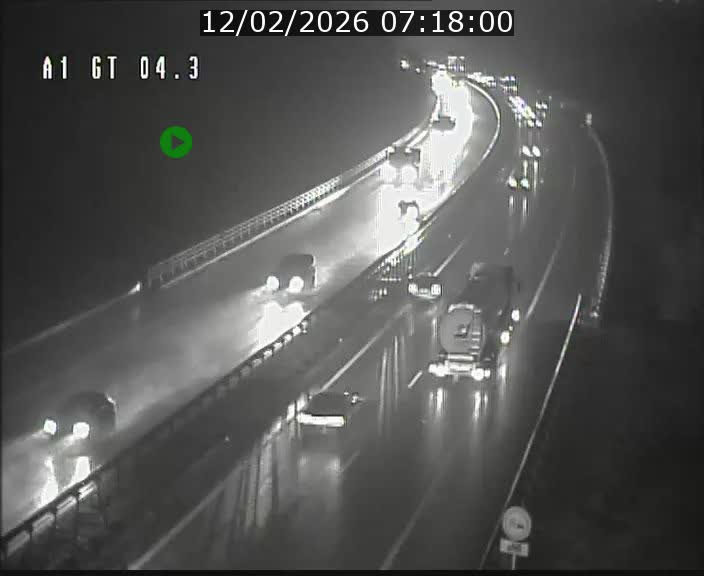 Traffic live webcam Luxembourg Itzig - A1 direction Sandweiler - BK 4.3