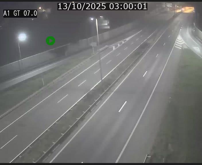 Traffic live webcam Luxembourg Cents - A1 direction Kirchberg - BK 7