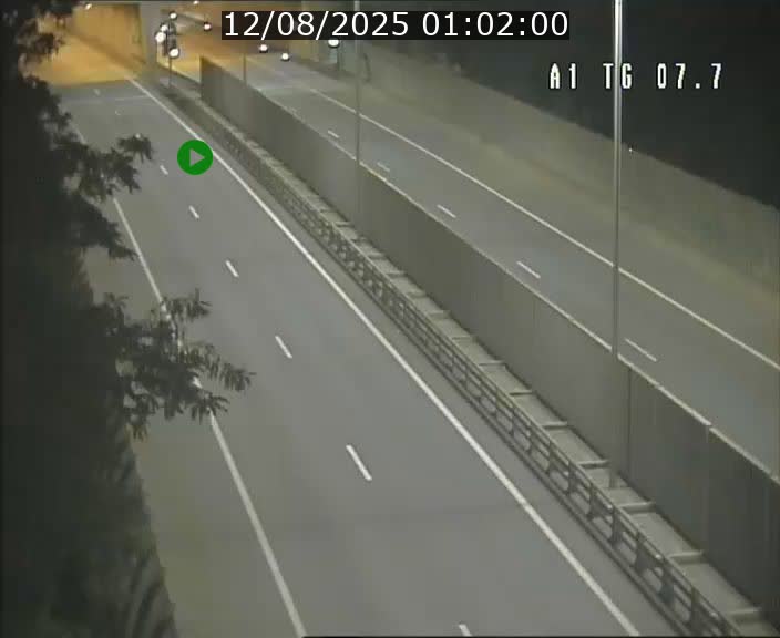 Traffic live webcam Luxembourg Kirchberg - A1 direction Luxembourg-ville - BK 7.7