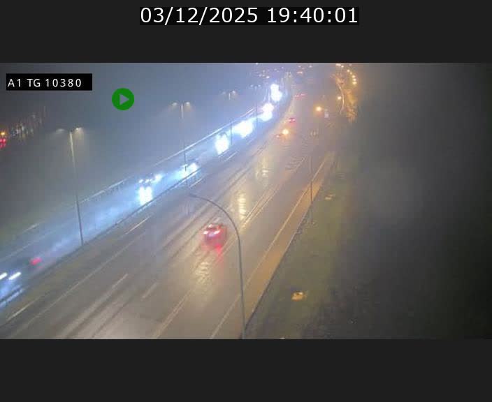 Traffic live webcam Luxembourg Senningerberg - A1 direction Luxembourg Kirchberg - BK 10.3