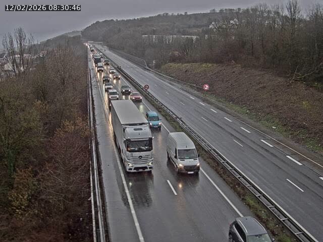Caméra autoroute France - A30, Hayange direction Metz