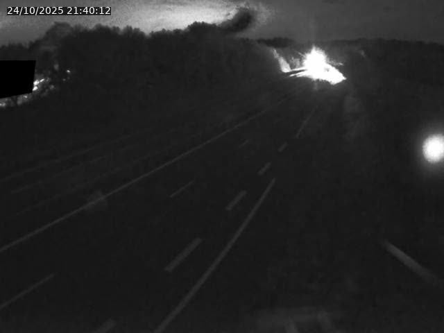 Webcam sur la N19 à Lyoffans. Vue orientée vers Vesoul