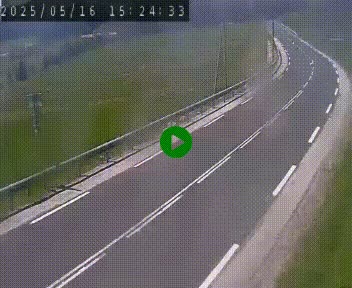Webcam routière au niveau du col de la Chavade en Ardèche, sur la N102 à 1266 mètres d'altitude