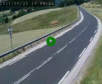 Webcam routière au niveau du col de la Chavade en Ardèche, sur la N102 à 1266 mètres d'altitude