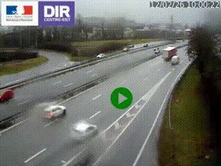 Webcam sur la Nationale 201 à hauteur de la sortie Chambéry-Nord, avant à la jonction entre l'A41 et l'A43, en direction de Lyon