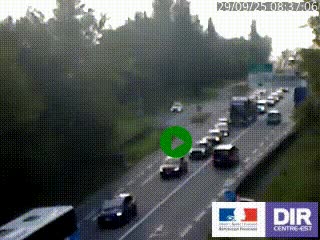 Webcam info trafic à proximité de Vizille sur la N85, au niveau du point de vue du Saut du Moine à Champagnier