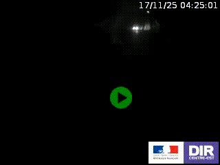 Webcam routière sur la RN7 à hauteur de Toulon-sur-Allier, entre Moulins et Vichy