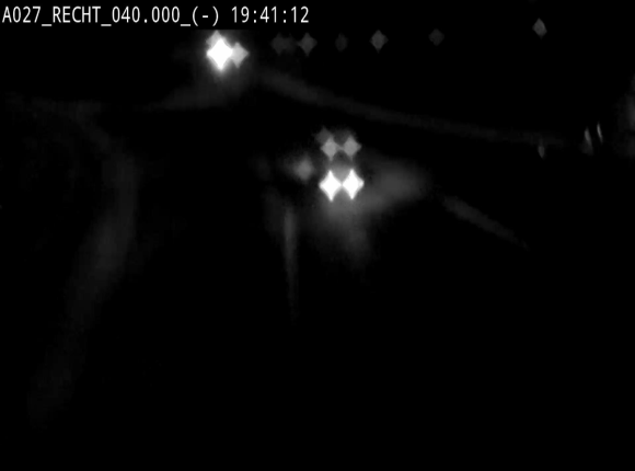 Webcam A27/E42 à hauteur de la sortie 13 Recht à proximité de Malmedy. Vue orientée vers Malmedy et Liège