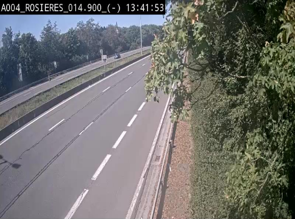 Webcam traffic E411(A4) - BK 14.4 - Rosières