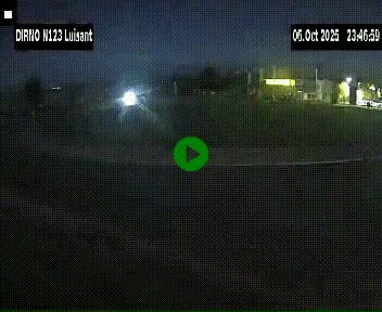 Webcam en périphérie de Chartres sur la N123, à hauteur de Luisant. Vue orientée vers Chartres
