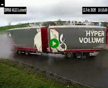 Webcam en périphérie de Chartres sur la N123, à hauteur de Luisant. Vue orientée vers Chartres