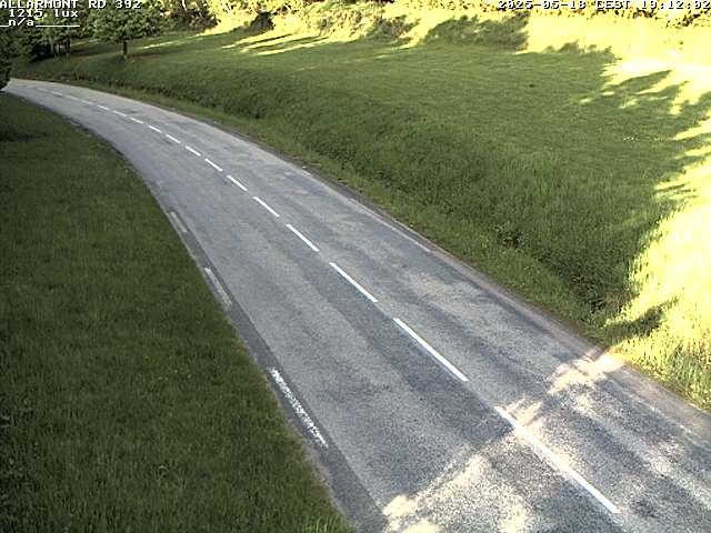 Webcam à Allarmont dans les Vosges, sur la RD392