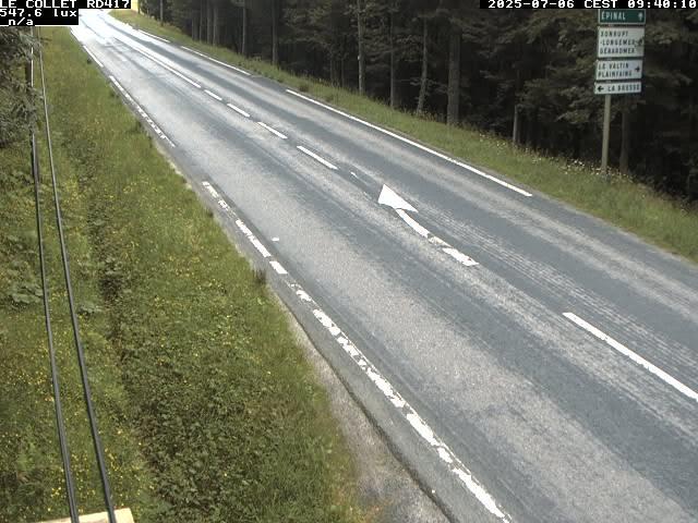 Caméra du Collet sur la route de Colmar (D417)