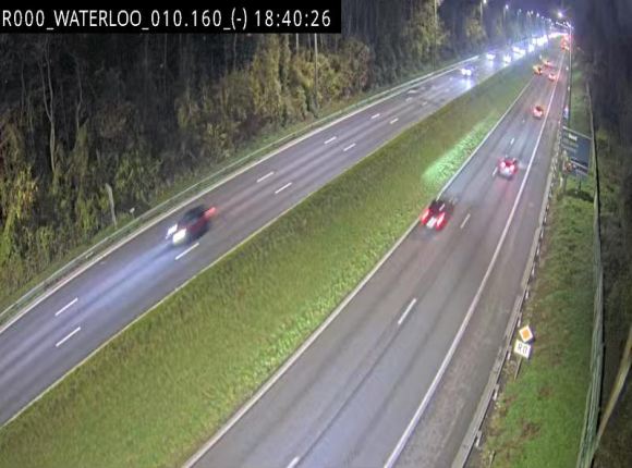 Webcam autoroute Belgique - Waterloo - R0 (ring de Bruxelles) - BK 12.3