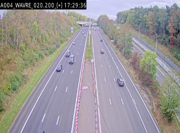 Webcam @ Wavre-sud KP 19.6, A4/E411
