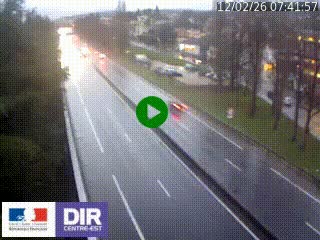 Webcam routière à Le Chambon-Feugerolles sur la RN88 entre Firminy et Saint-Etienne