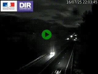 Caméra trafic à Meylan sur la Rocade-Sud de Grenoble en direction d'Aix-en-Provence