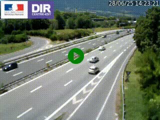 Caméra routière à hauteur de la sortie 15 Chambéry-centre au PK 4,103 en direction d'Albertville