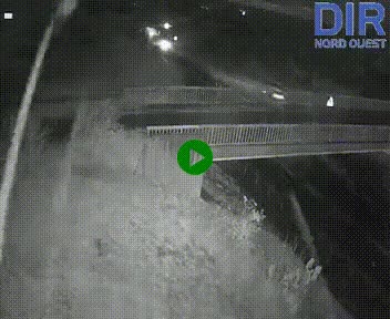 Webcam sur A84 à hauteur de Pont-Farcy, au niveau du pont autoroutier sur la Vire, au sud de Saint-Lô