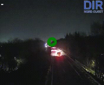 Webcam sur le périphérique de Caen (N814) à l'est de la ville, à Mondeville hauteur de la sortie 2, Presqu'île-Rives de l'Orne, au bout de l'autoroute A13